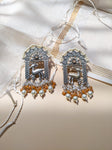 Nrityam - Silver Oxidised Earrings