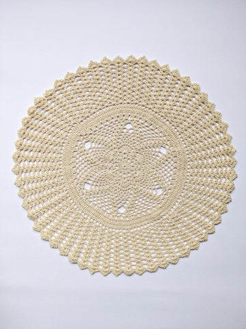 Off White - Doily (14" inches)