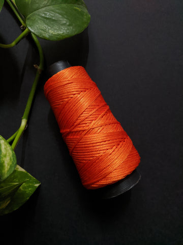 Orange - 1mm Braided Thread