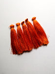 Orange - Silk Tassels (Pack of 5)