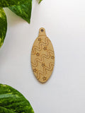 Oval Bauble - MDF Cutout (Pack of 2)
