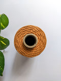 Caramel Brown - 4mm Braided Macrame Thread