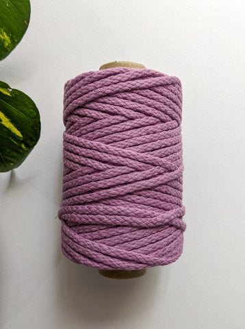 Lilac - 4mm Braided Macrame Thread