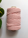 Soft Blush - 4mm Braided Macrame Thread