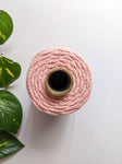 Soft Blush - 4mm Braided Macrame Thread