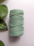 Pastel Green - 4mm Twisted Macrame Thread