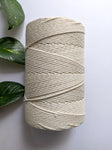 Off white - 2mm Twisted Macrame Thread