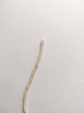 Off white - 2mm Twisted Macrame Thread