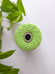 Lime Green - 4mm Twisted Macrame Thread