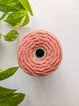 Flamingo Pink - 4mm Twisted Macrame Thread