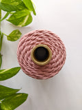 Onion Pink - 4mm Twisted Macrame Thread