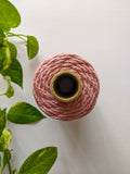Onion Pink - 4mm Braided Macrame Thread
