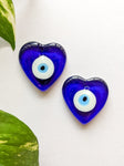 Heart (medium) - Evil Eye Beads (Pack of 2)