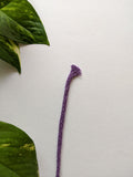 Eggplant Purple - 4mm Braided Macrame Thread