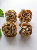 Ivory Roses (large) - Pack of 4