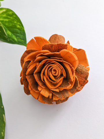 Orange Roses (large) - Pack of 4