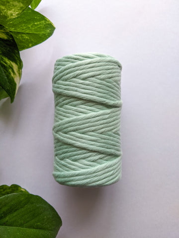 Pastel Green - 4mm Single Strand Macrame Thread