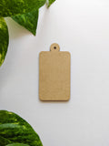 Rectangle - Keychain MDF Base (Pack of 2)