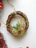 Golden Grapevine - Christmas Wreath