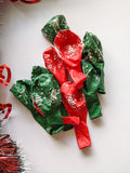 Red & Green Balloons - Christmas Theme (Pack of 10)