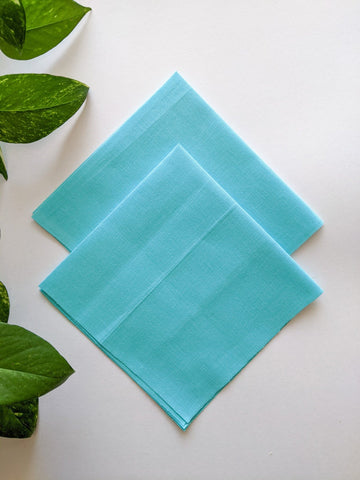 Arctic Blue - Poplin Cotton Fabrics (Pack of 2)