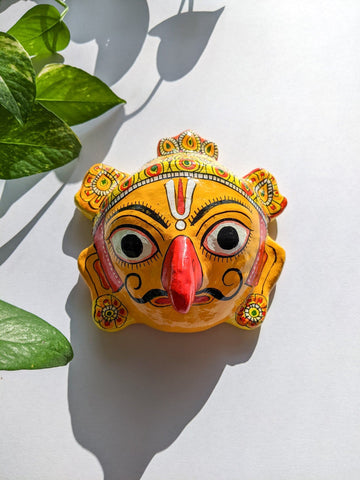 Yellow Garuda - Cheriyal Mask