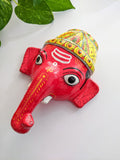 Red Ganesha - Cheriyal Mask