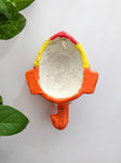 Orange Ganesha - Cheriyal Mask