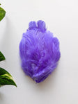 Iris Purple - Natural Small Feathers