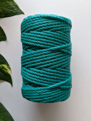 Pine Green - 4mm Twisted Macrame Thread
