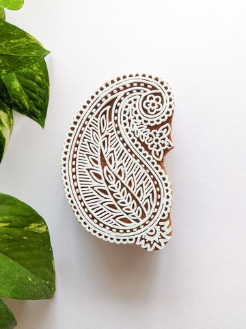 Paisley - Wooden Block (4" Inches)