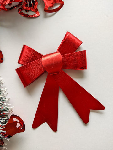 Red Big Bow - Christmas Decoration