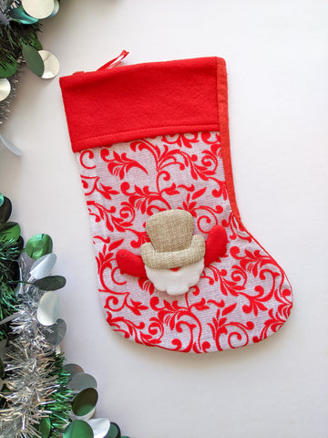 Red & White - Merry Christmas Stockings
