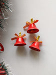 Red Bells - Christmas Ornaments (Pack of 3)