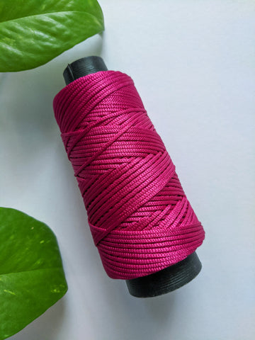 Rose Pink - 1mm Braided Thread