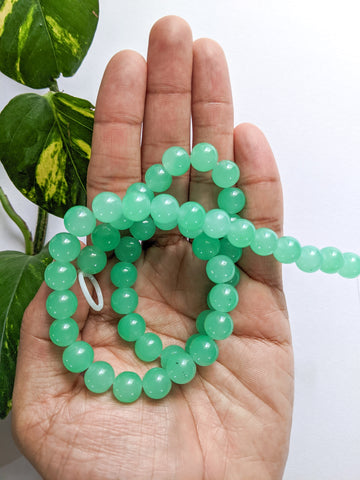 Sea Green - 10mm Glass Beads