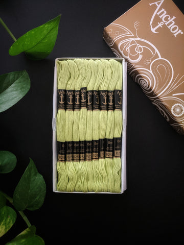 Lime Green (Shade 254) - Anchor Embroidery Thread