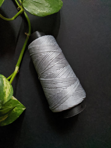 Silver - 1mm Braided Thread