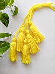Sunflower Yellow - Wool Tassels (Pack of 5)