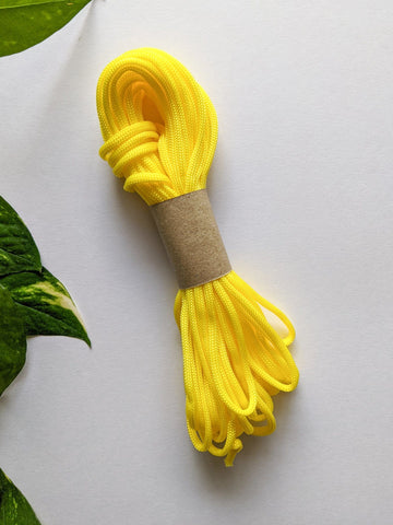 Sunflower Yellow - 4mm Nylon Knot Macrame Thread