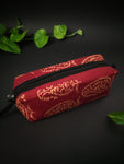 Traditional Print - Cosmetic Pouch