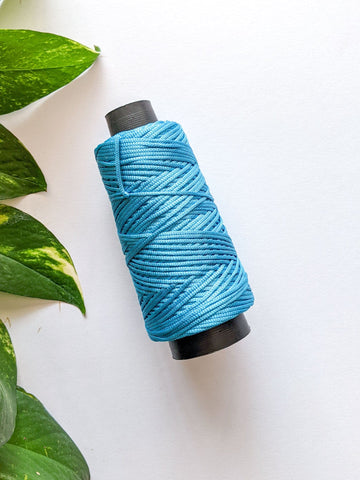 Turquoise Blue - 1mm Braided Thread