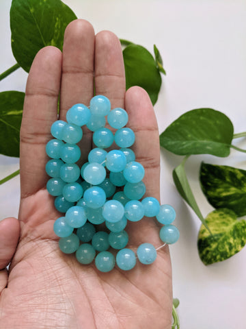 Turquoise - 10mm Glass Beads