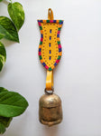Yellow Swara - Leather Bell Hanging