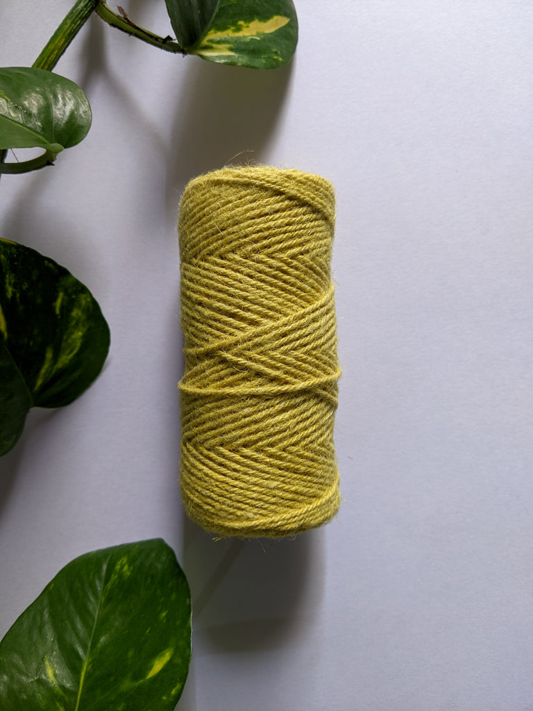Yellow - 1mm Jute Rope – Craft Store of India