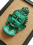 Green Buddha - Wall Frame