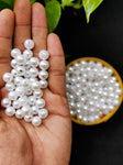 White - 10mm Pearl Beads - Craft Store of India